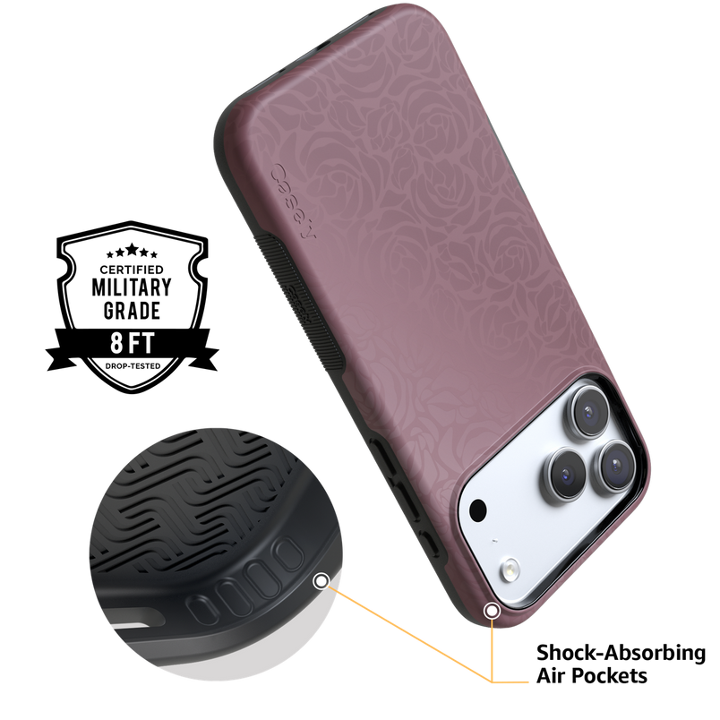 Bordeaux Rose | Moody Monochrome Case