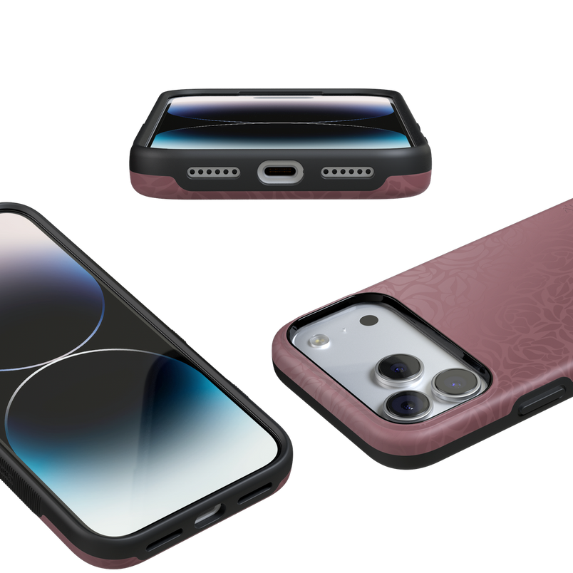 Bordeaux Rose | Moody Monochrome Case