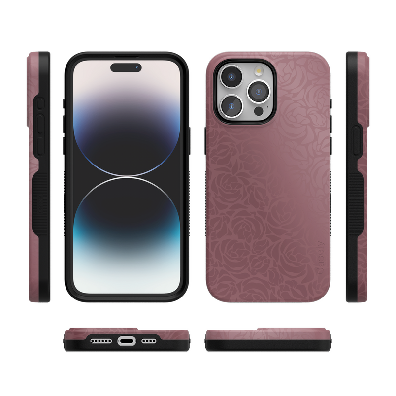 Bordeaux Rose | Moody Monochrome Case