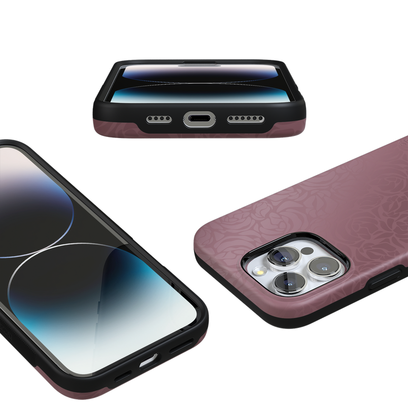 Bordeaux Rose | Moody Monochrome Case
