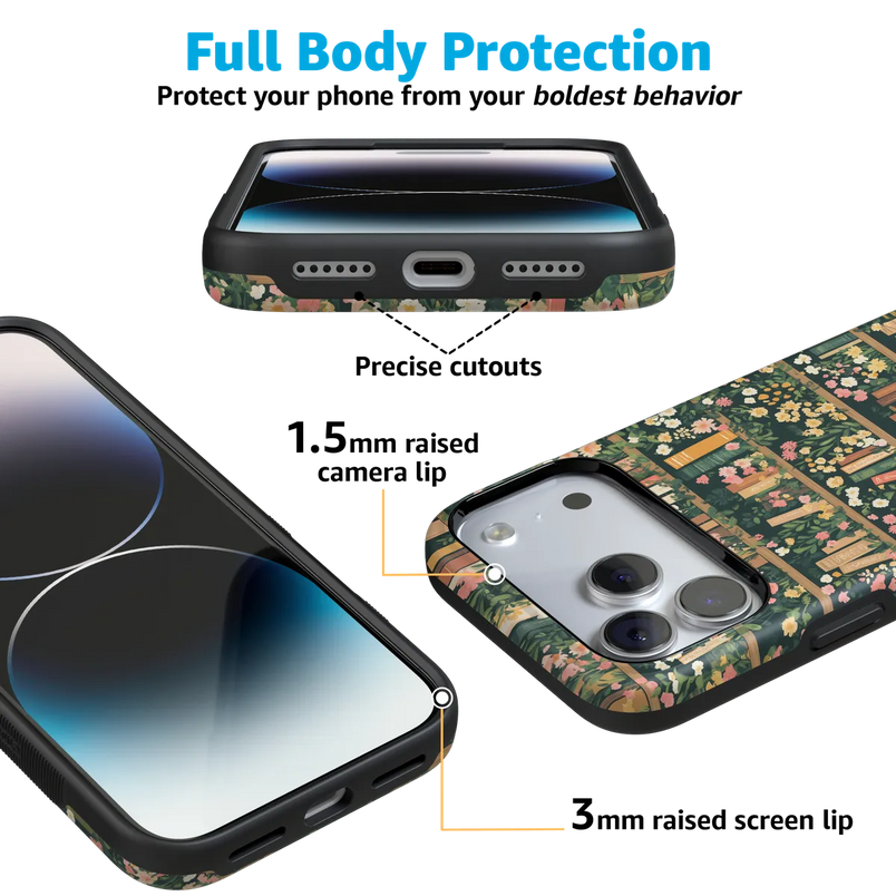 Book Nook | Floral Library Case