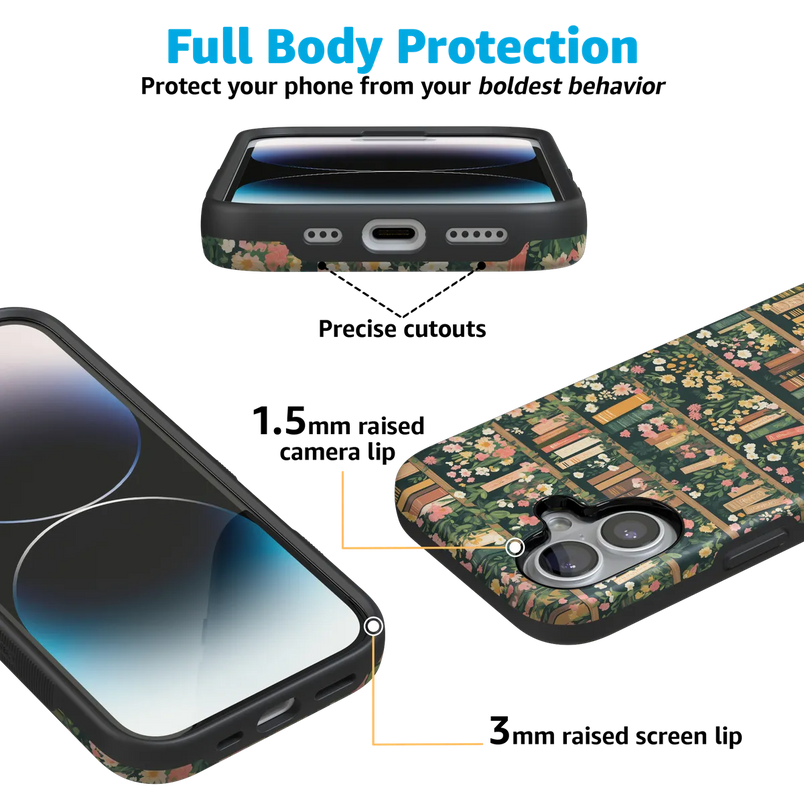 Book Nook | Floral Library Case