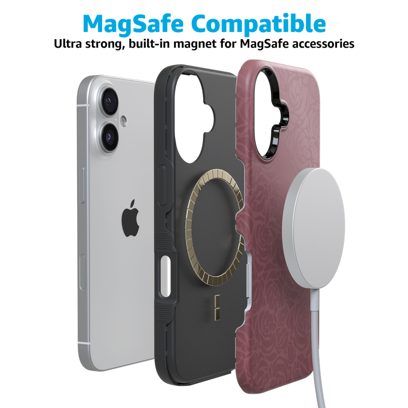 Bordeaux Rose | Moody Monochrome Case