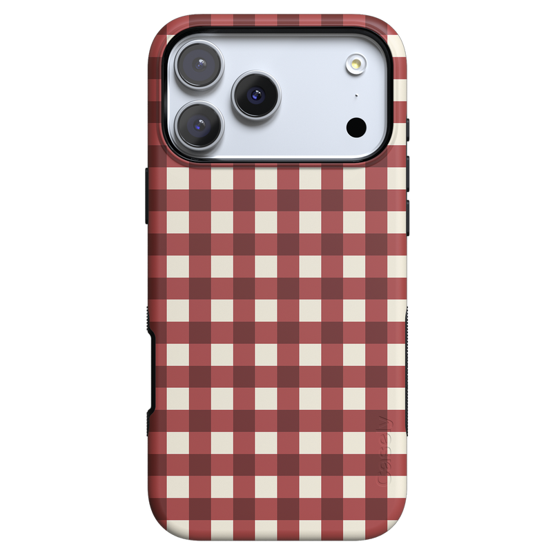 Checked Twice | Red Plaid Case