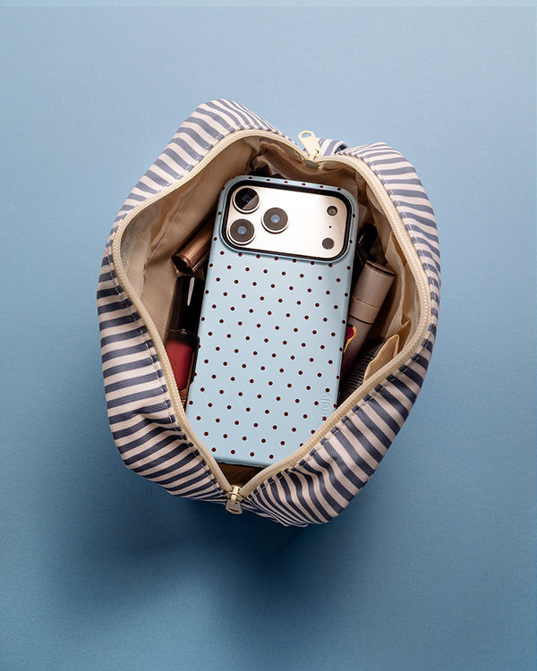On the Dot | Blue Polka Dot Case