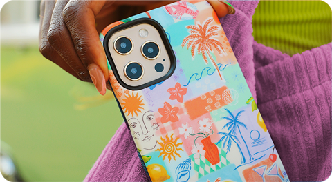 Clear Skies | Clear Shimmer Case