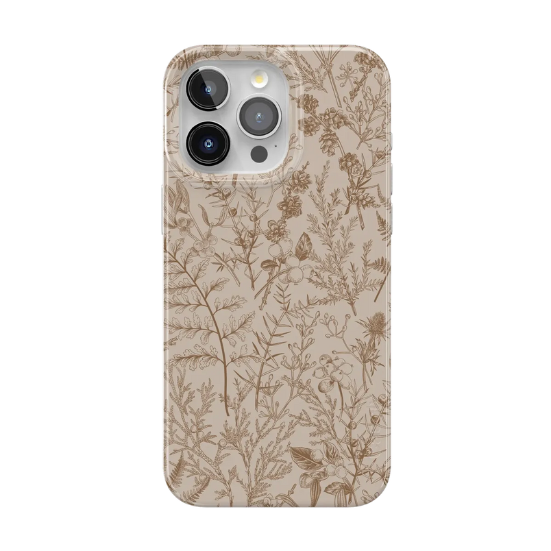 Beige Garden | Neutral Floral Case