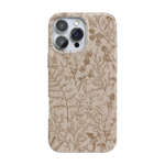 Beige Garden | Neutral Floral Case