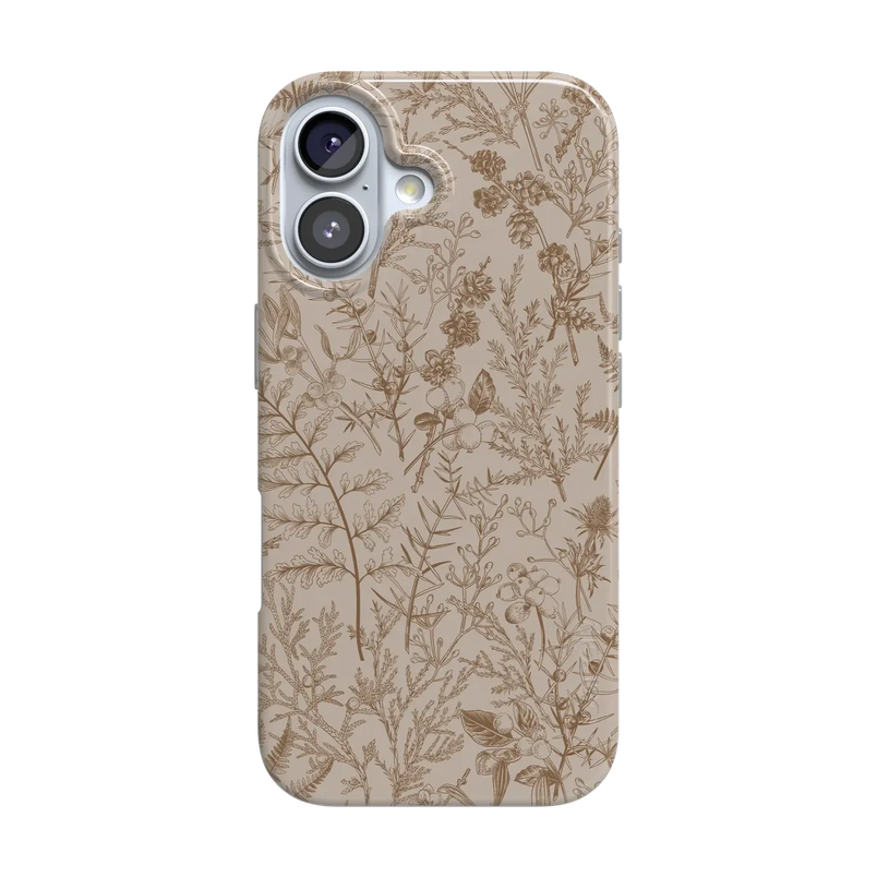 Beige Garden | Neutral Floral Case