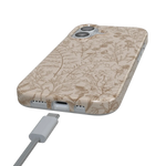 Beige Garden | Neutral Floral Case