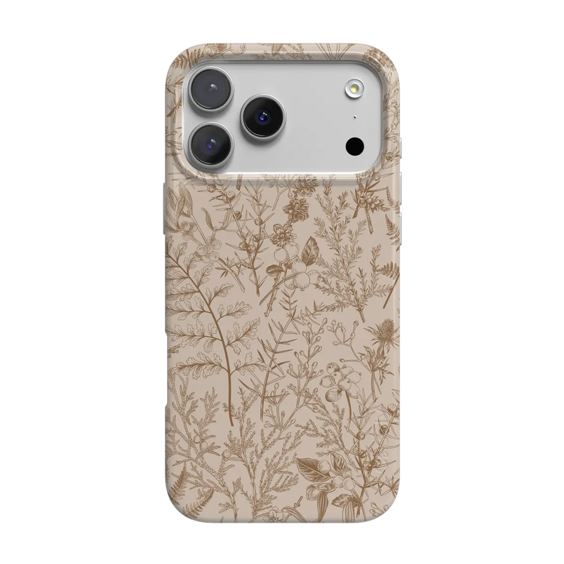 Beige Garden | Neutral Floral Case