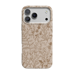Beige Garden | Neutral Floral Case
