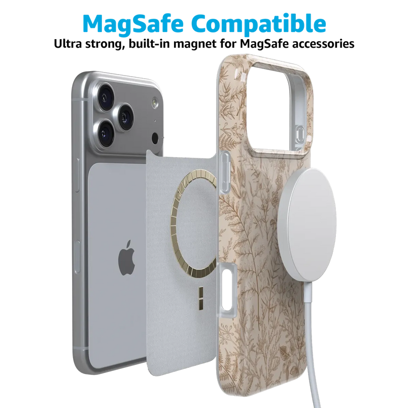 Beige Garden | Neutral Floral Case