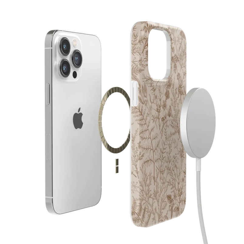 Beige Garden | Neutral Floral Case