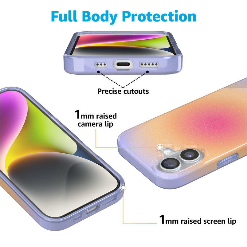 Sunset Halo | Rainbow Aura Case