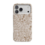 Beige Garden | Neutral Floral Case