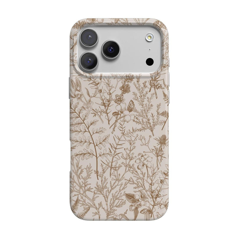 Beige Garden | Neutral Floral Case