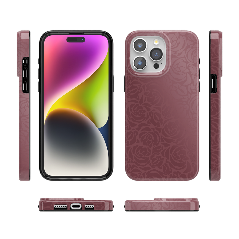 Bordeaux Rose | Moody Monochrome Case