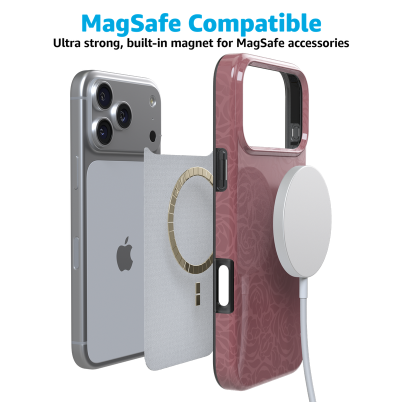 Bordeaux Rose | Moody Monochrome Case