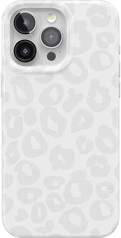 Into the Wild | White Snow Leopard Case iPhone Case get.casely 