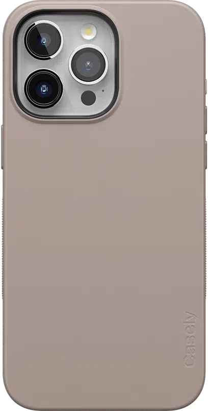 Taupe on Nude | Ultra-Protective Bold Case iPhone Case get.casely Bold + MagSafe® iPhone 15 Pro Max 