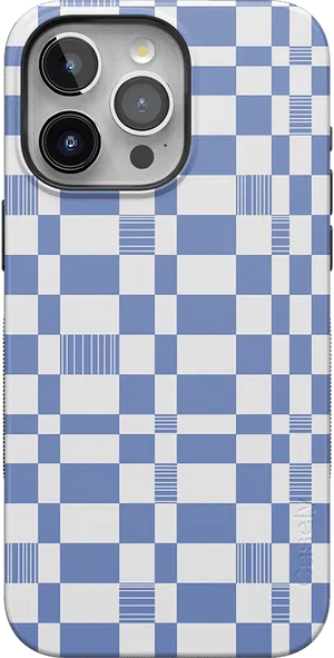 Reality Check | Periwinkle Case iPhone Case get.casely Bold + MagSafe® iPhone 15 Pro Max 