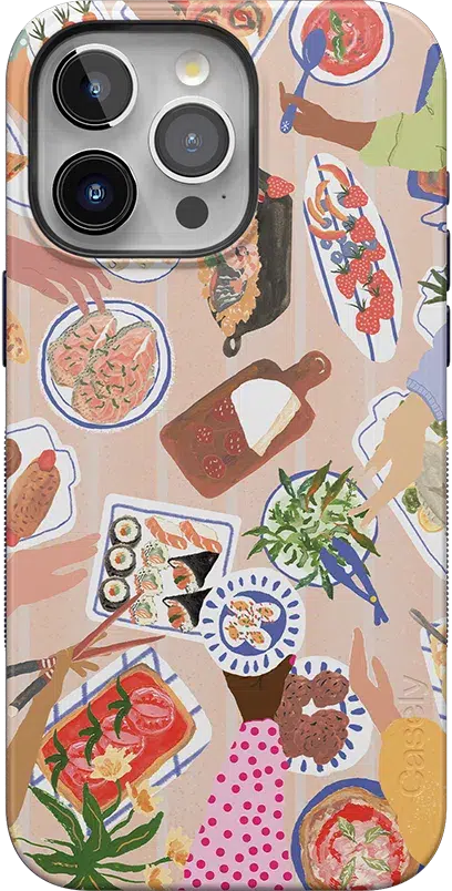 Picnic Party | Painted Collage Case iPhone Case get.casely Classic + MagSafe® iPhone 15 Pro Max 