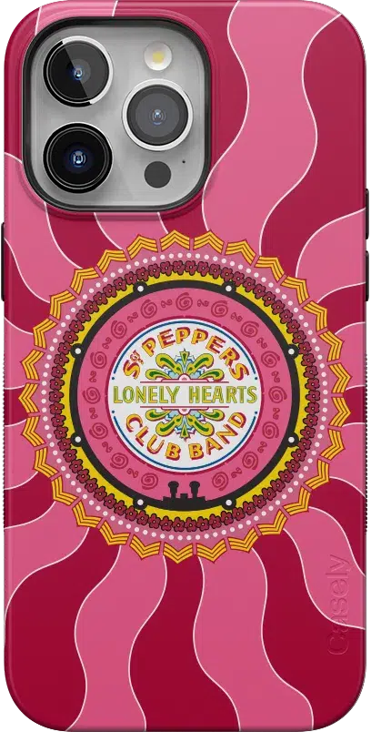 Lonely Hearts Club | The Beatles Sgt. Pepper's Case iPhone Case get.casely Classic + MagSafe® iPhone 15 Pro Max 
