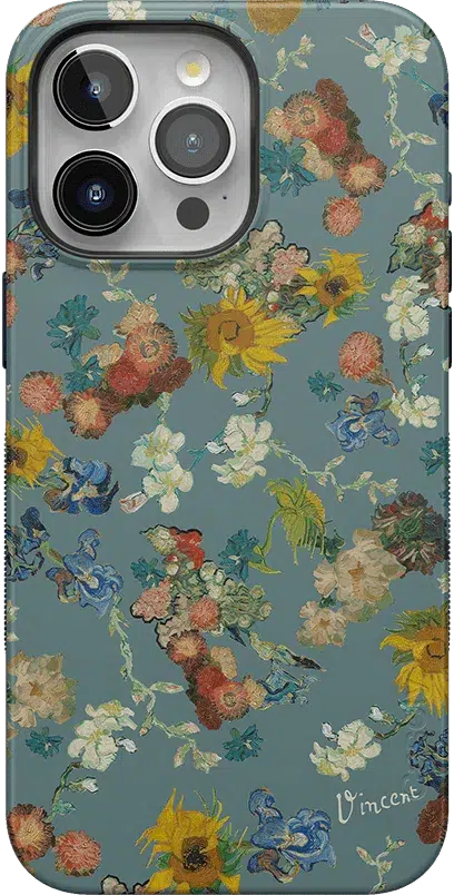 Van Gogh's Flowers | 50th Anniversary Case iPhone Case Van Gogh Museum Classic + MagSafe® iPhone 15 Pro Max 