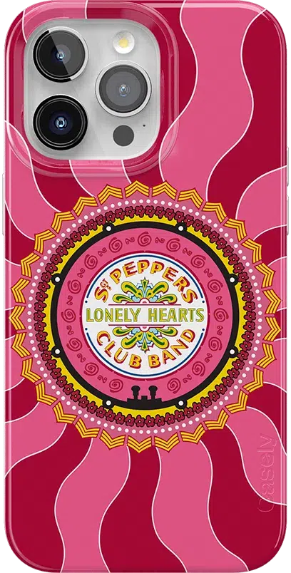 Lonely Hearts Club | The Beatles Sgt. Pepper's Case iPhone Case get.casely Classic + MagSafe® iPhone 15 Pro Max 