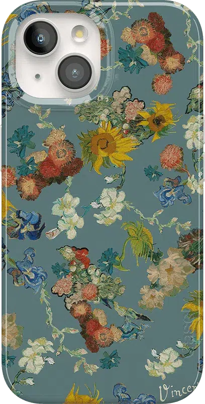 Van Gogh's Flowers | 50th Anniversary Case iPhone Case Van Gogh Museum Classic + MagSafe® iPhone 15 