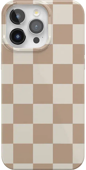Fit Check | Neutral Checkerboard Case iPhone Case get.casely Classic + MagSafe® iPhone 15 Pro 