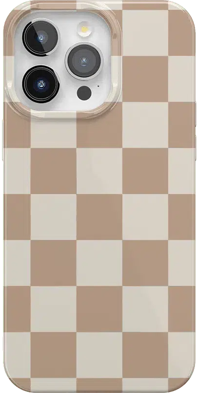 Fit Check | Neutral Checkerboard Case iPhone Case get.casely Classic + MagSafe® iPhone 15 Pro 