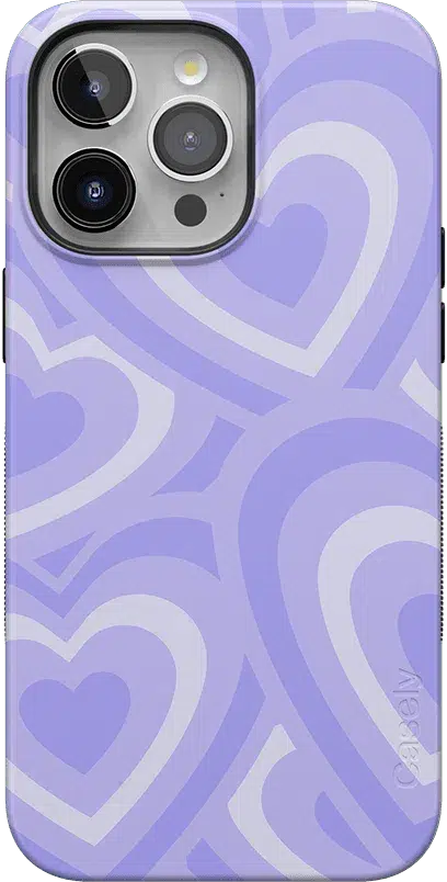 Love Song | Lavender Heart Case iPhone Case get.casely Classic + MagSafe® iPhone 15 Pro