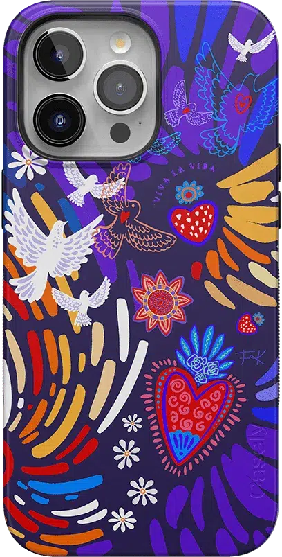 Viva La Vida | Frida Kahlo Collage Case iPhone Case get.casely Classic + MagSafe® iPhone 15 Pro Max 