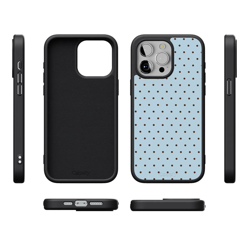 On the Dot | Blue Polka Dot Case
