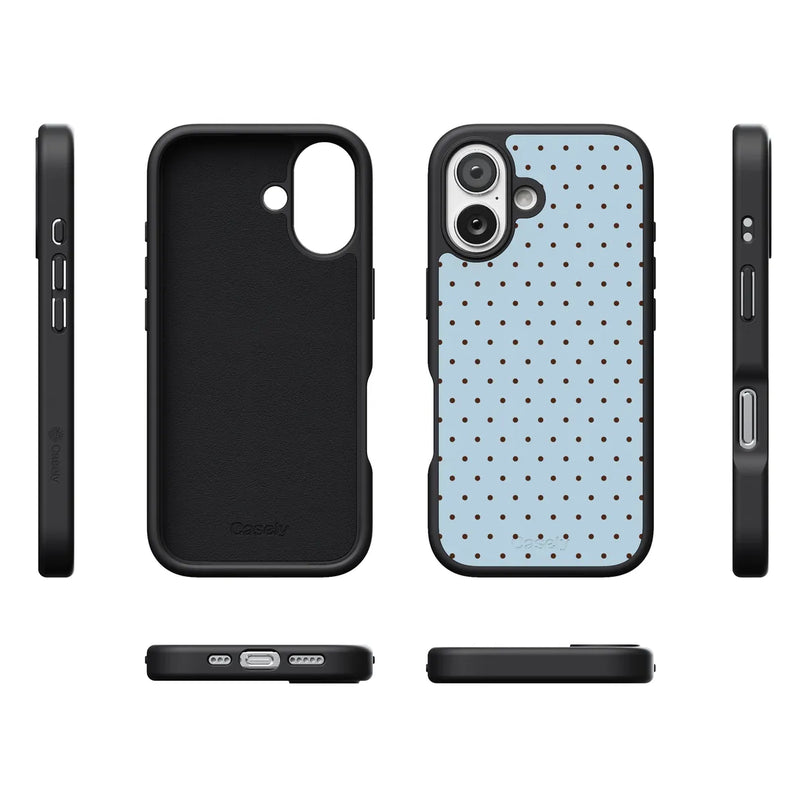 On the Dot | Blue Polka Dot Case