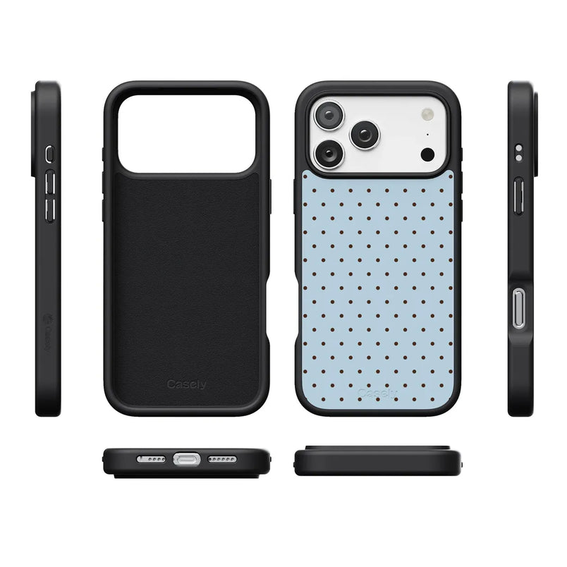On the Dot | Blue Polka Dot Case