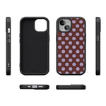 Spotted in SoHo | Burgundy Polka Dot Case