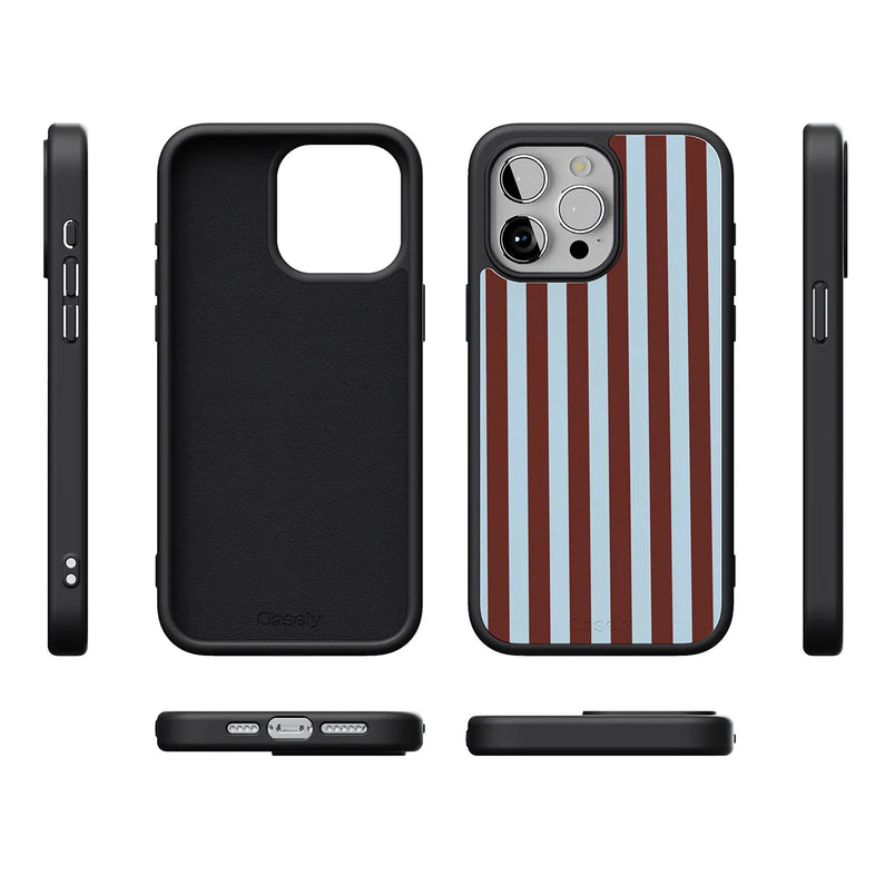 Sunday in Brooklyn | Blue Stripes Case