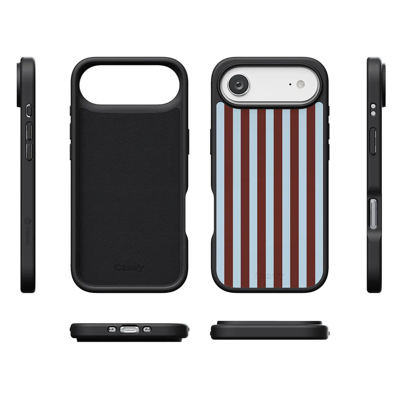 Sunday in Brooklyn | Blue Stripes Case