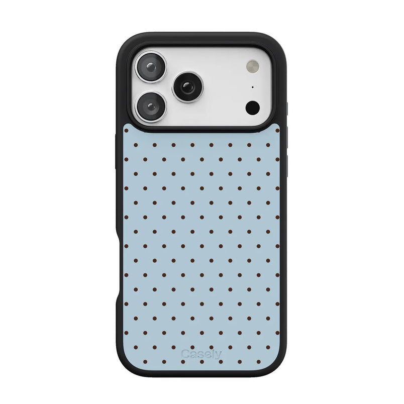 On the Dot | Blue Polka Dot Case