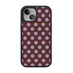 Spotted in SoHo | Burgundy Polka Dot Case