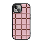 Uptown Gridlock | Pink Checkerboard Case