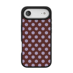 Spotted in SoHo | Burgundy Polka Dot Case