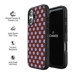 Spotted in SoHo | Burgundy Polka Dot Case