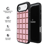 Uptown Gridlock | Pink Checkerboard Case