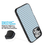 On the Dot | Blue Polka Dot Case