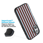 Sunday in Brooklyn | Blue Stripes Case