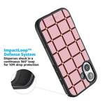 Uptown Gridlock | Pink Checkerboard Case